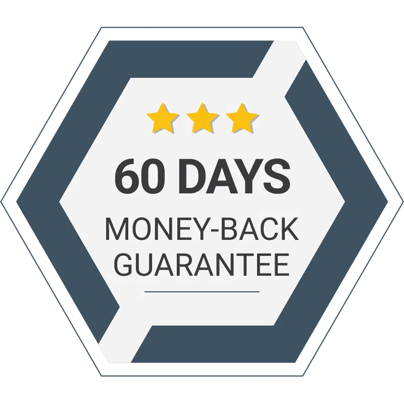 60-day money-back guarantee